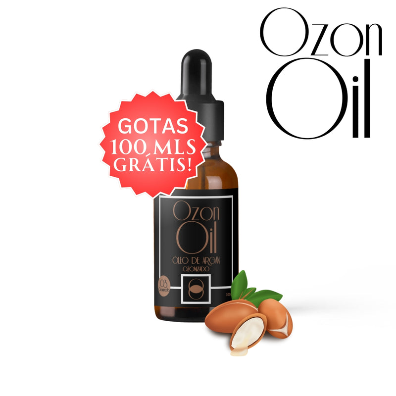 Óleo De Argan Ozonizado 100ml Gotas 100% Puro Compre 2 Ganhe 1!
