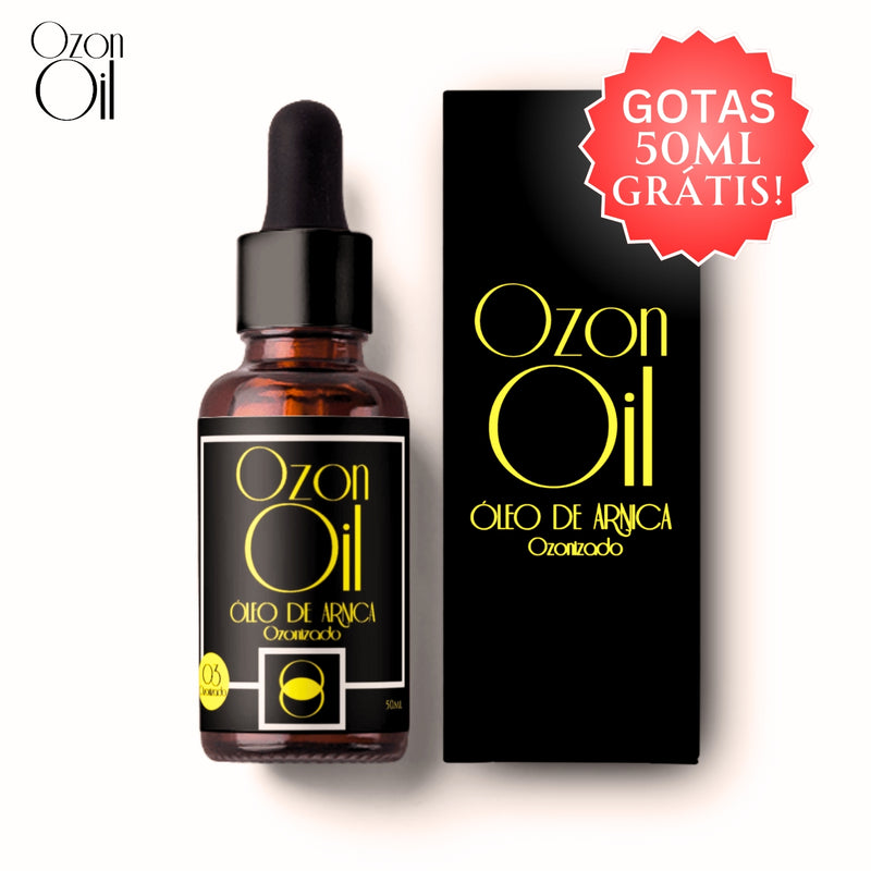Óleo de Arnica Ozonizado 100% Puro e Concentrado 50ml Compre 2 Ganhe 1!