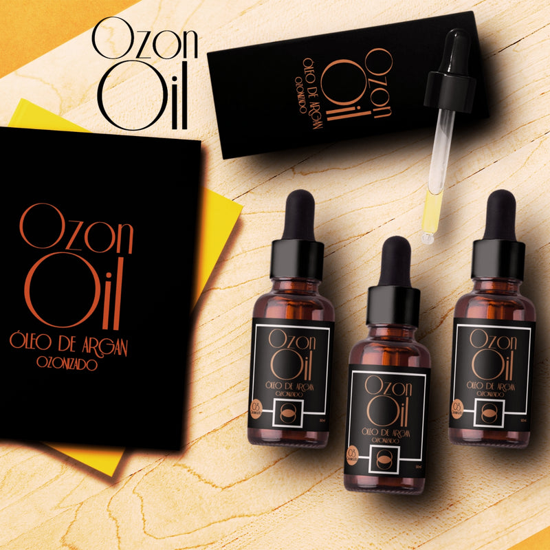 Óleo De Argan Ozonizado 50ml Gotas 100% Puro Compre 2 Ganhe 1!