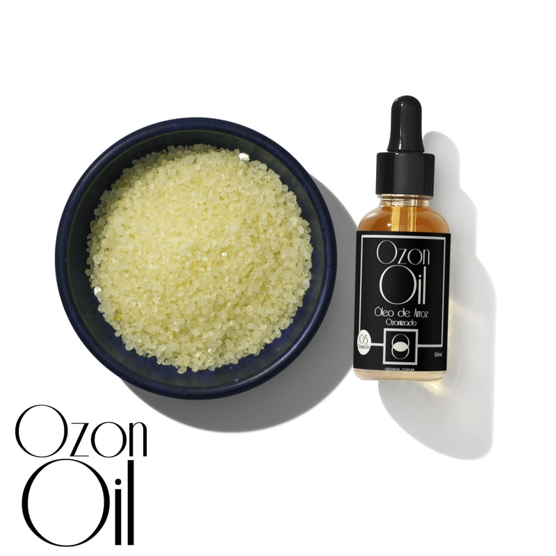 Óleo De Arroz Ozonizado Ozônio Super Concentrado 50ml Gotas