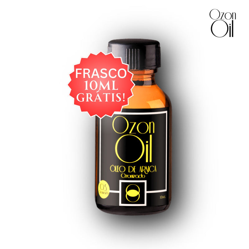 Óleo de Arnica Ozonizado 100% Puro e Concentrado 100ml + 10ml Grátis!