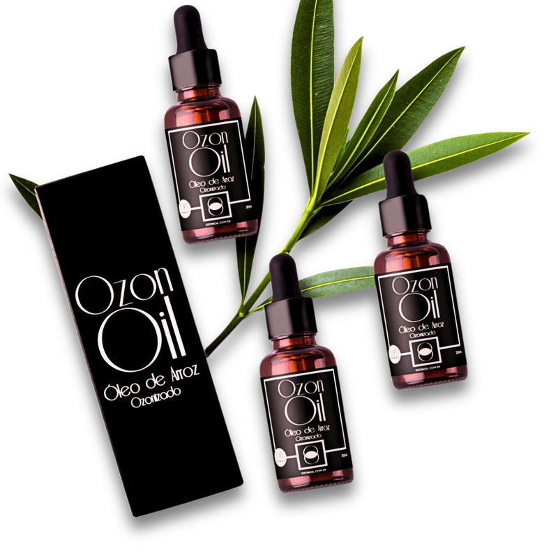 Óleo De Arroz Ozonizado Ozônio Super Concentrado 30ml Gotas Compre 2 Ganhe 1!