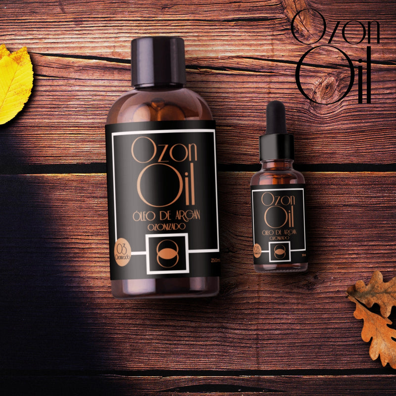 Óleo De Argan Ozonizado 250ml + 30ml Gotas 100% Puro!