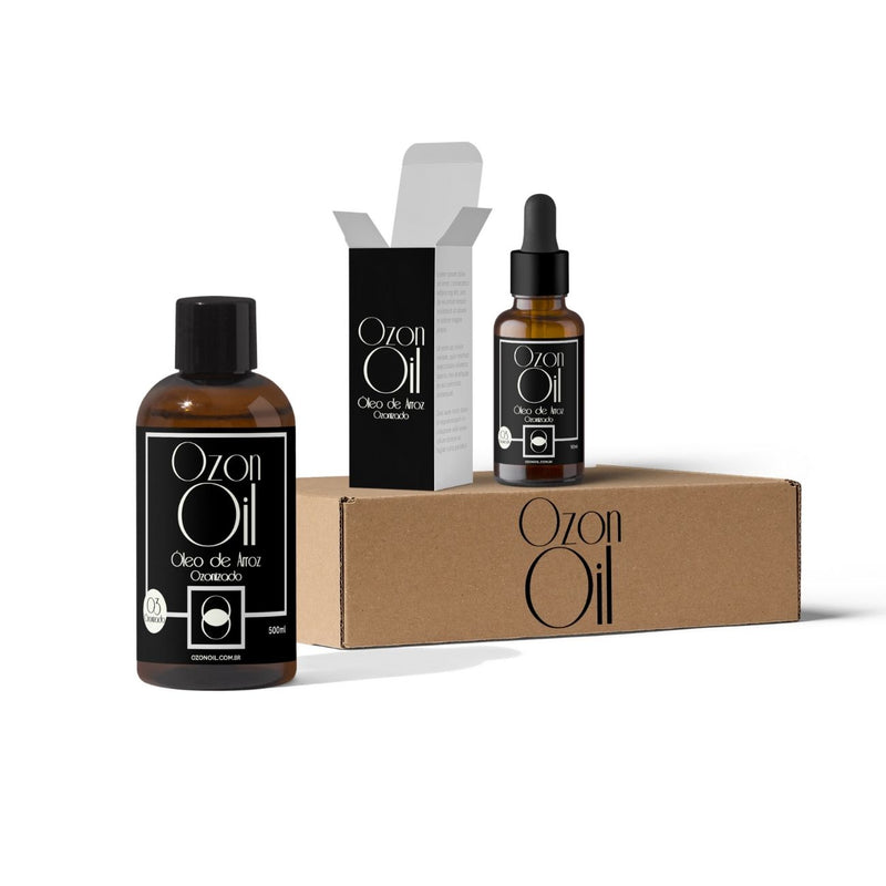 Óleo De Arroz Ozonizado Ozônio Super Concentrado 500ml + 50ml Gotas Grátis!