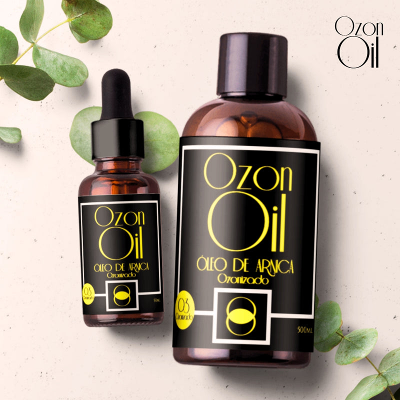 Óleo de Arnica Ozonizado 100% Puro e Concentrado 500ml + 50ml Grátis!