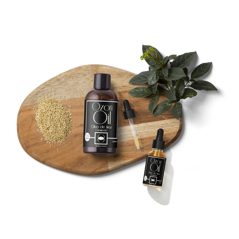 Óleo De Arroz Ozonizado Ozônio Super Concentrado 1100ml + 100ml Grátis!