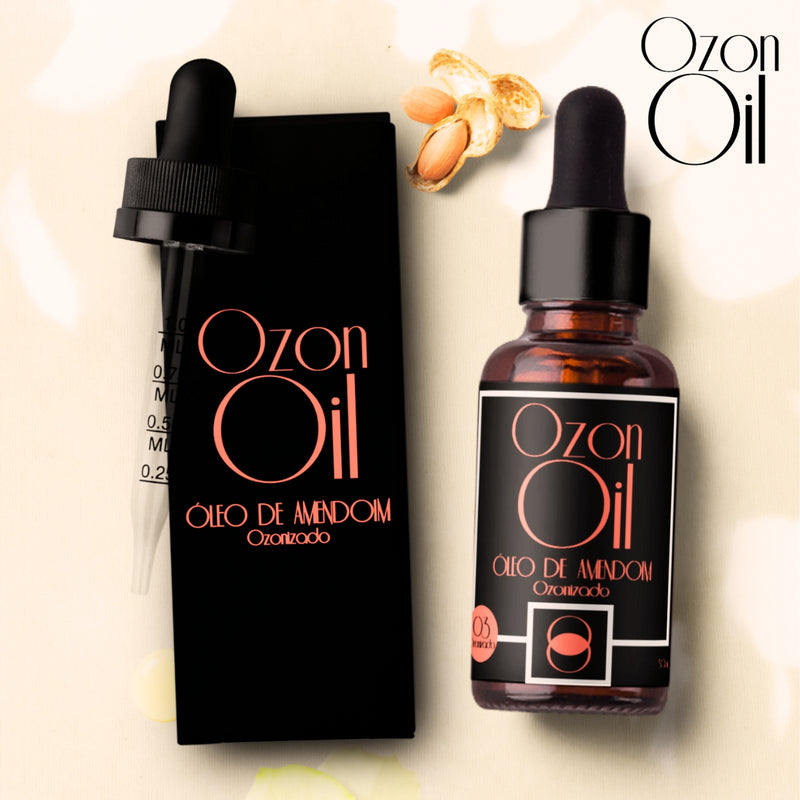 Óleo De Amendoim Ozonizado 100% Puro 30ml Antioxidante
