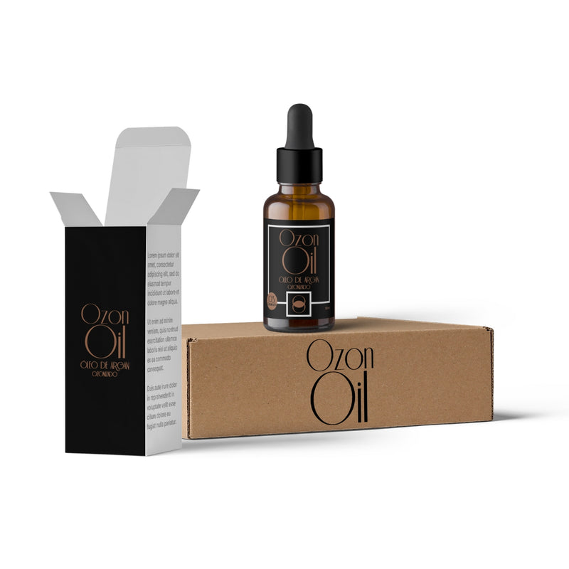 Óleo De Argan Ozonizado 50ml Gotas 100% Puro e Concentrado