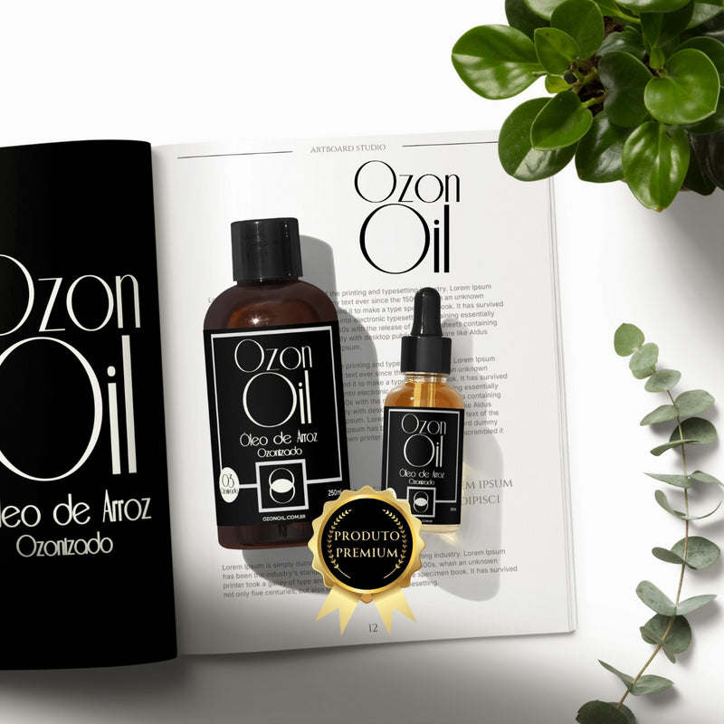 Óleo De Arroz Ozonizado Ozônio Super Concentrado 250ml + 30ml Grátis!