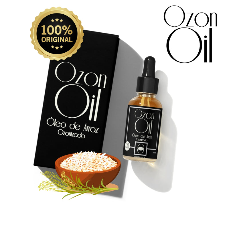 Óleo De Arroz Ozonizado Ozônio Super Concentrado 50ml Gotas Compre 2 Ganhe 1!