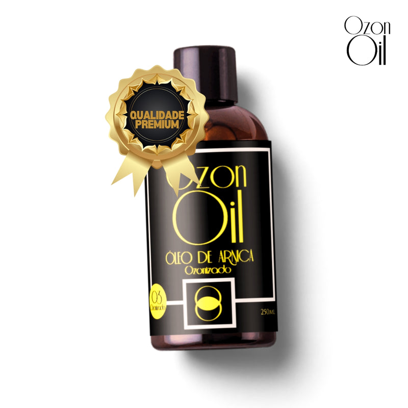 Óleo de Arnica Ozonizado 100% Puro e Concentrado 250ml + 30ml Grátis!