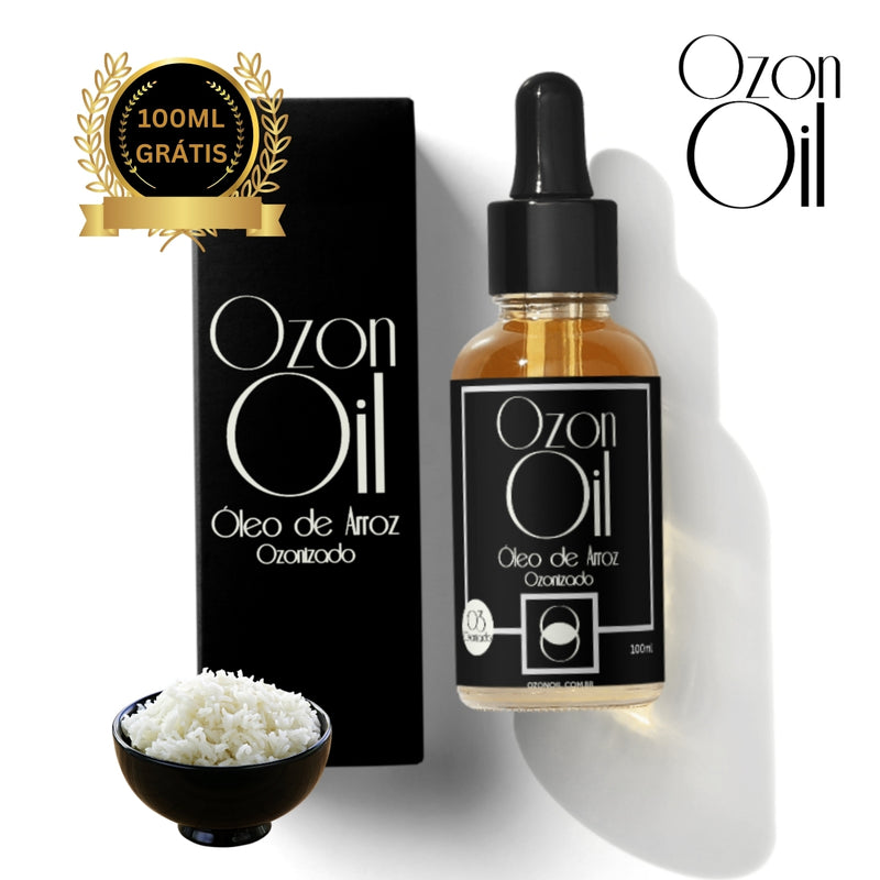 Óleo De Arroz Ozonizado Ozônio Super Concentrado 1100ml + 100ml Grátis!