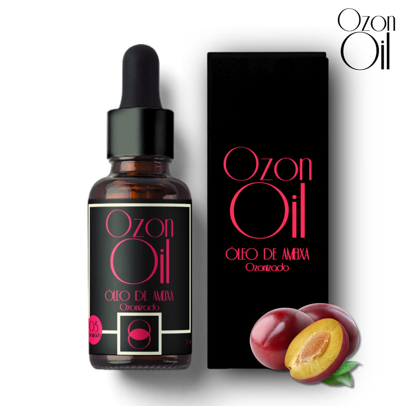 Óleo De Ameixa Ozonizado 100% Puro 30ml Hidratante Natural