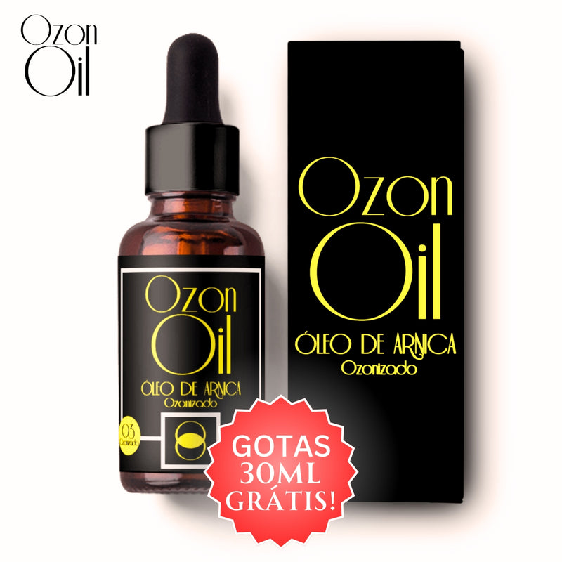 Óleo de Arnica Ozonizado 100% Puro e Concentrado 30ml Compre 2 Ganhe 1!