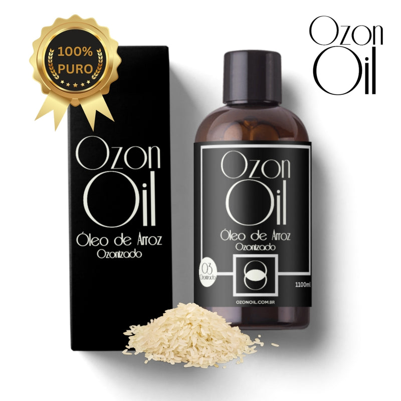 Óleo De Arroz Ozonizado Ozônio Super Concentrado 1100ml + 100ml Grátis!