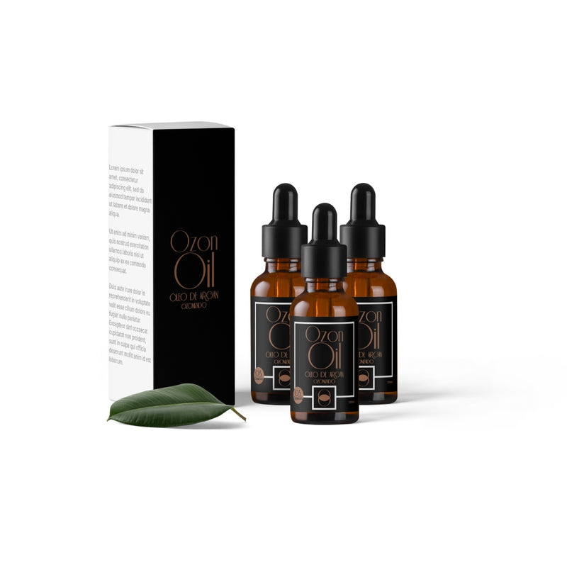 Óleo De Argan Ozonizado 100ml Gotas 100% Puro Compre 2 Ganhe 1!