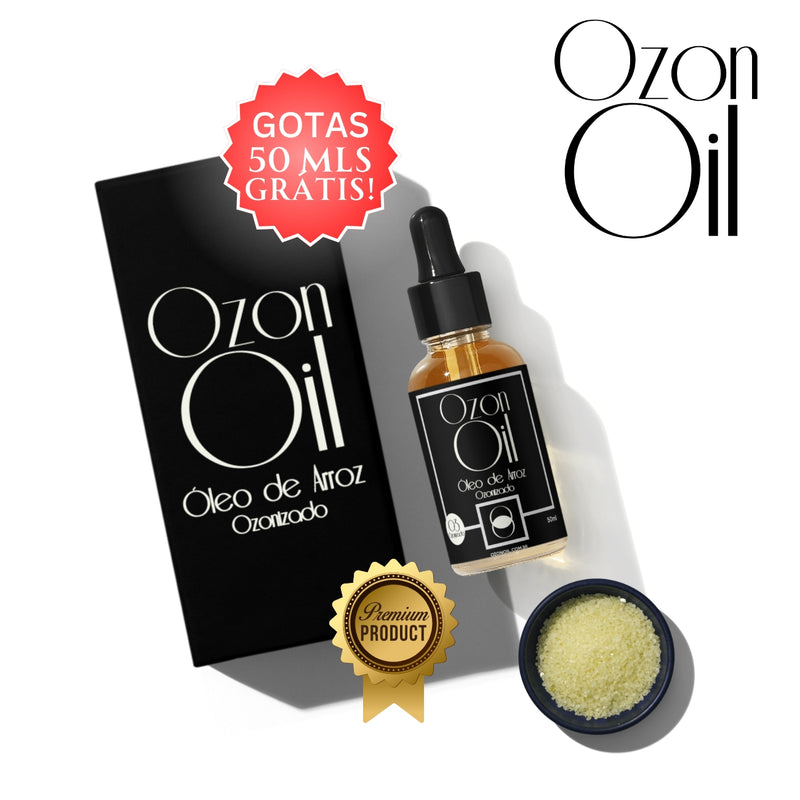 Óleo De Arroz Ozonizado Ozônio Super Concentrado 50ml Gotas Compre 2 Ganhe 1!