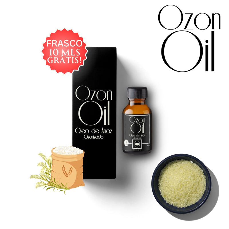 Óleo De Arroz Ozonizado Ozônio Super Concentrado 100ml Gotas + 10ml Grátis!