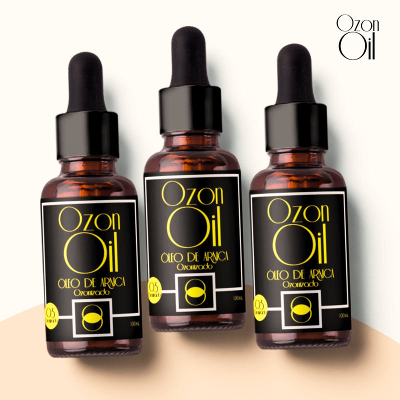 Óleo de Arnica Ozonizado 100% Puro e Concentrado 100ml Compre 2 Ganhe 1!