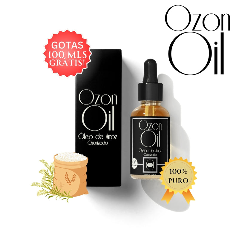 Óleo De Arroz Ozonizado Ozônio Super Concentrado 100ml Gotas Compre 2 Ganhe 1!