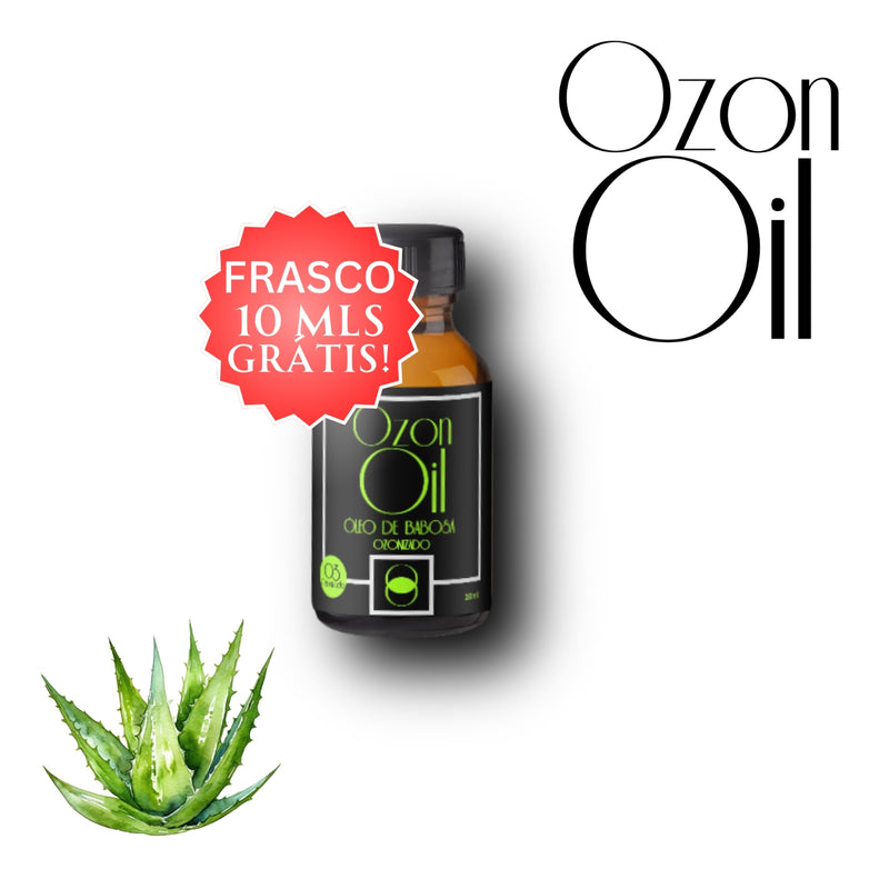 Óleo De Babosa Aloe Vera Ozonizado 100% Puro Concentrado 100ml + 10ml Grátis!
