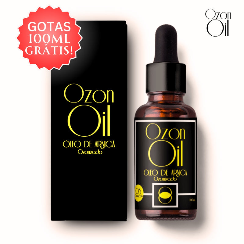 Óleo de Arnica Ozonizado 100% Puro e Concentrado 100ml Compre 2 Ganhe 1!
