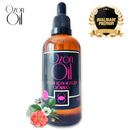 Óleo De Rosa Mosqueta Ozonizado 100ml Gotas Super Concentrado Vidro Âmbar Premium