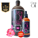Óleo De Rosa Mosqueta Ozonizado Leve 1 Litro e 100ml Ganhe Gotas 100ml Grátis!