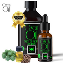 Super Combo Óleo de Rícino Ozonizado Compre 250ml Ganhe Gotas 30ml Cortesia! 100% Puro Super Concentrado Vidro Âmbar Premium