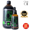 Super Combo Óleo de Rícino Ozonizado Compre 500ml Ganhe Gotas 50ml Cortesia! 100% Puro Super Concentrado Vidro Âmbar Premium