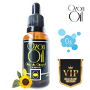 Óleo De Girassol Ozonizado 30ml Cicatrizante Gotas Vidro Premium