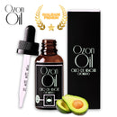 Óleo de Abacate Ozonizado 50ml Super Concentrado Vidro Âmbar Premium