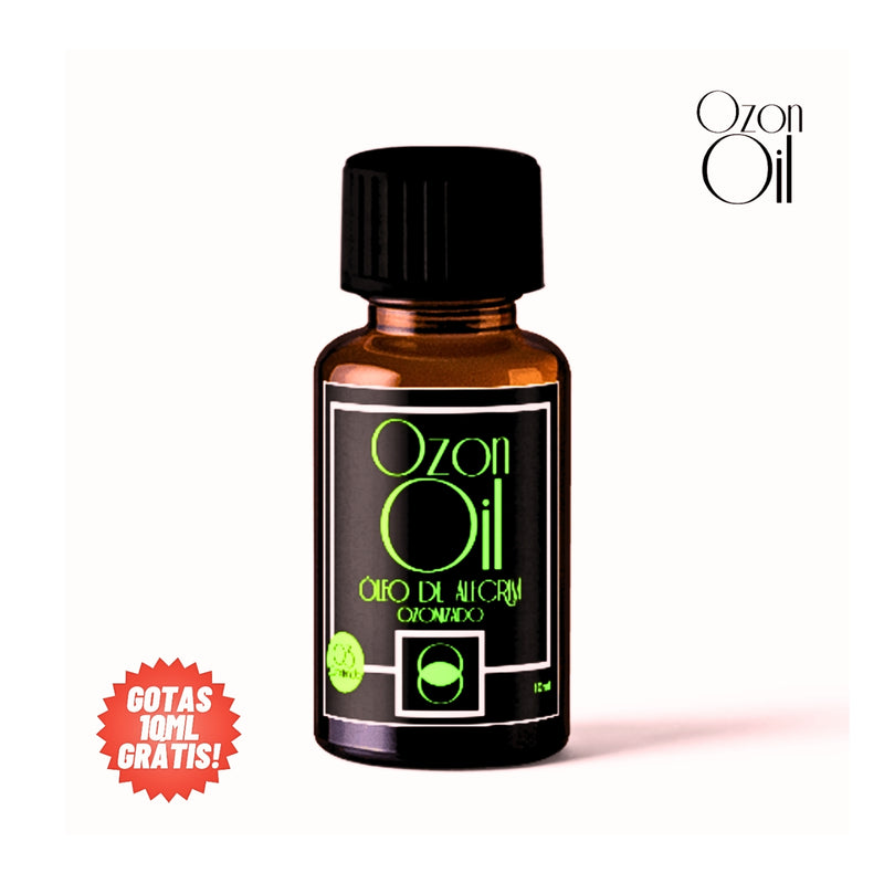Kit Óleo de Alecrim Ozonizado Compre 100ml Ganhe 10ml Grátis! 100% Puro Super Concentrado Vidro Âmbar Premium