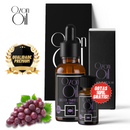 Óleo De Semente De Uva Ozonizado 100ml Gotas + Gotas 10ml Grátis! 100% Puro Super Concentrado Vidro Âmbar Premium